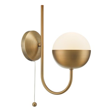 Där Lighting AND0742 - ANDRE Wall Light 1xE14/11W/230V Brass