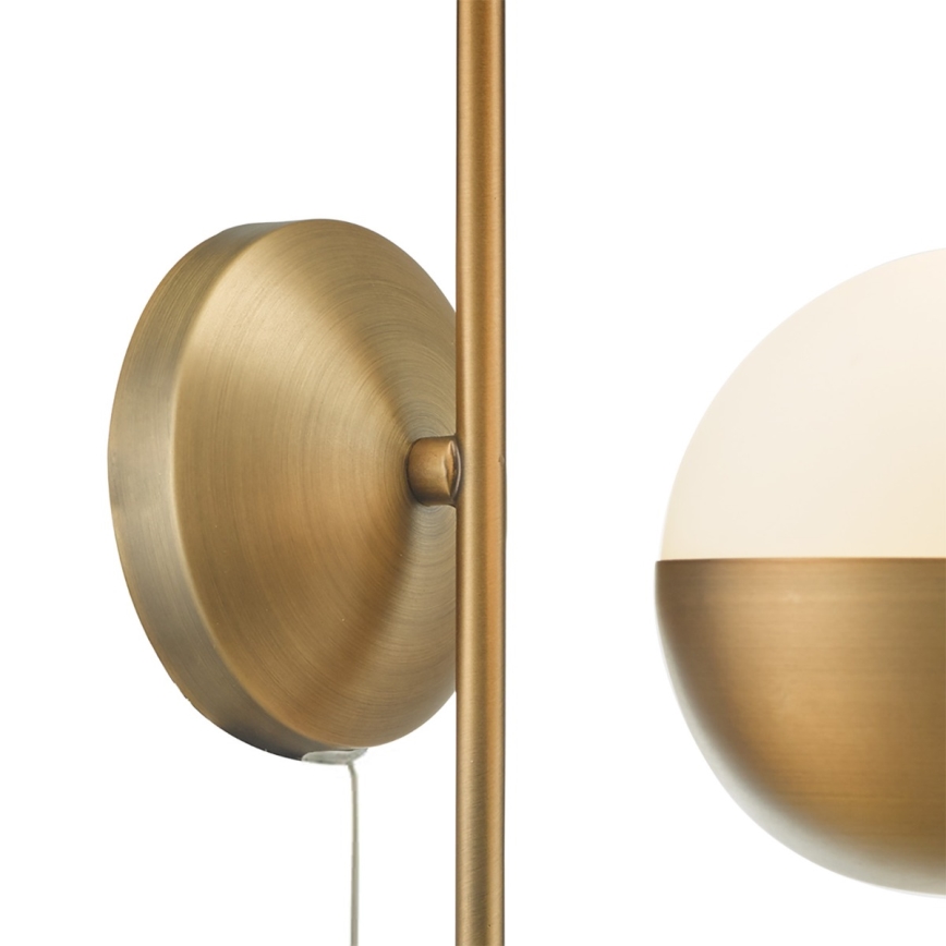Där Lighting AND0742 - ANDRE Wall Light 1xE14/11W/230V Brass