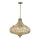 Där Lighting ASM0675 - ASMARA chain-hung chandelier 6xE14/40W/230V brass