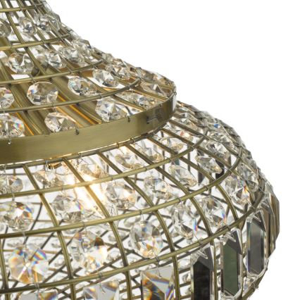 Där Lighting ASM0675 - ASMARA chain-hung chandelier 6xE14/40W/230V brass
