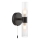 Där Lighting BOL0922 - BOLTON Bathroom Wall Light 2x G9/5W/230V IP44 Black