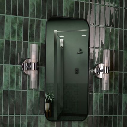Där Lighting BOL0950 - BOLTON Bathroom Wall Light 2xG9/5W/230V IP44 Polished Chrome
