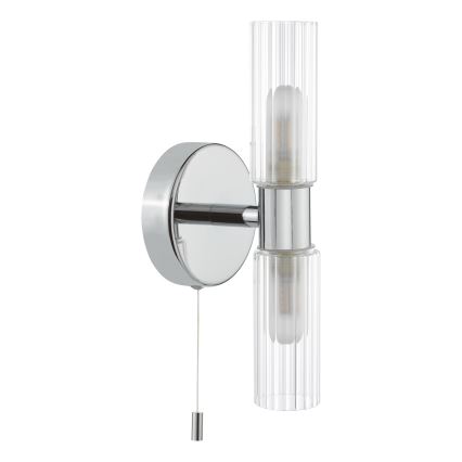 Där Lighting BOL0950 - BOLTON Bathroom Wall Light 2xG9/5W/230V IP44 Polished Chrome