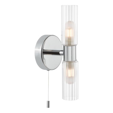 Där Lighting BOL0950 - BOLTON Bathroom Wall Light 2xG9/5W/230V IP44 Polished Chrome