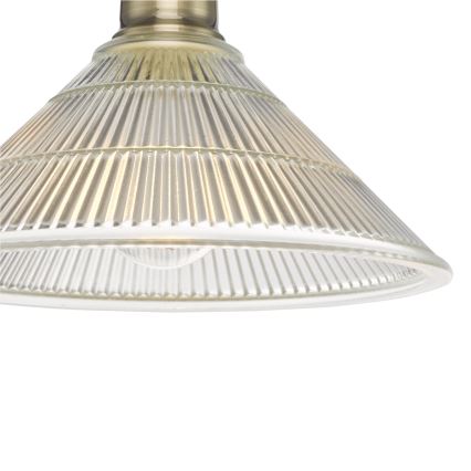 Där Lighting BOY0175 - BOYD ceiling light 1×E27/60W/230V Ø25 cm, brass finish / clear glass