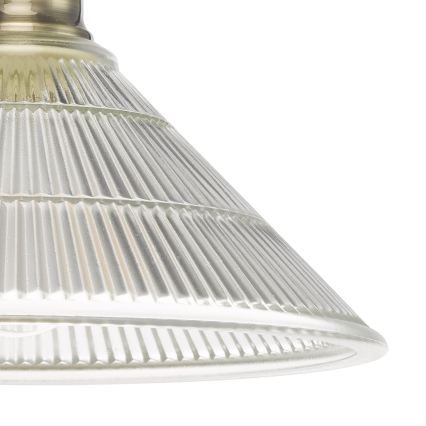 Där Lighting BOY0175 - BOYD ceiling light 1×E27/60W/230V Ø25 cm, brass finish / clear glass