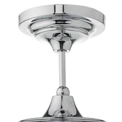 Där Lighting CAD0150 - CADEN Bathroom Flush-Mount Ceiling Light 1xE27/60W/230V IP44 Polished Chrome