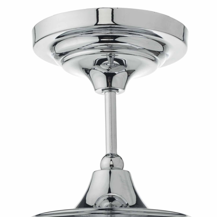 Där Lighting CAD0150 - CADEN Bathroom Flush-Mount Ceiling Light 1xE27/60W/230V IP44 Polished Chrome