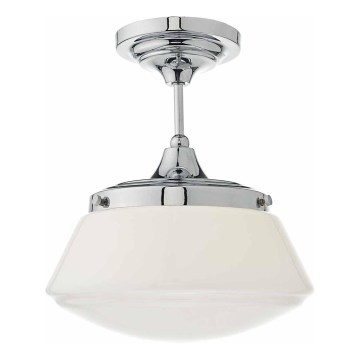 Där Lighting CAD0150 - CADEN Bathroom Flush-Mount Ceiling Light 1xE27/60W/230V IP44 Polished Chrome