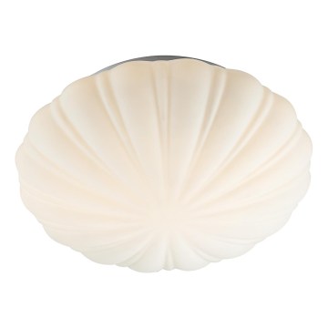 Där Lighting CAF502 - CAFE Bathroom Ceiling Light, 1 x E27/60W/230V, Ø 27 cm, IP44, White