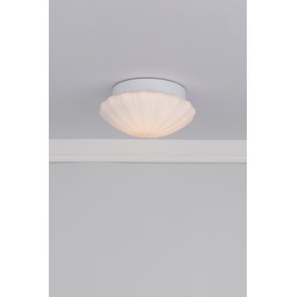 Där Lighting CAF502 - CAFE Bathroom Ceiling Light, 1 x E27/60W/230V, Ø 27 cm, IP44, White