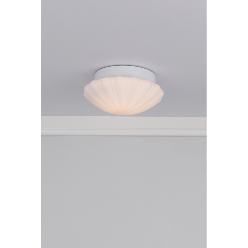 Där Lighting CAF502 - CAFE Bathroom Ceiling Light, 1 x E27/60W/230V, Ø 27 cm, IP44, White