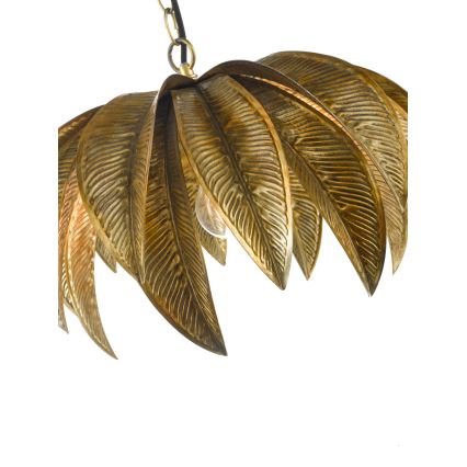 Där Lighting CAR0135 - CARA Chain-Hung Chandelier 1 x E27 / 60W / 230V, Gold