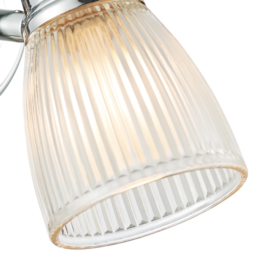 Där Lighting CED0738 - CEDRIC Bathroom Wall Light 1xG9/25W/230V IP44 Glossy Chrome