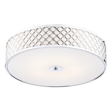 Där Lighting CIV5050 - CIVIC ceiling light, 5x E14/60W/230V, Ø 50 cm, polished chrome