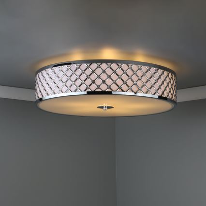 Där Lighting CIV5050 - CIVIC ceiling light, 5x E14/60W/230V, Ø 50 cm, polished chrome