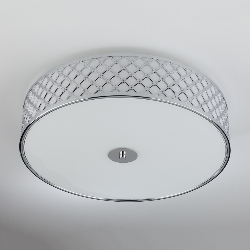 Där Lighting CIV5050 - CIVIC ceiling light, 5x E14/60W/230V, Ø 50 cm, polished chrome