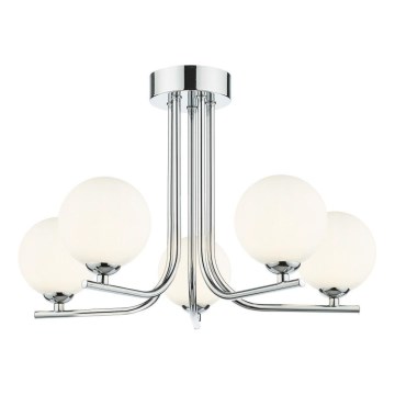 Där Lighting CRA5450-02 - CRADLE rod-mounted chandelier 5xG9/25W/230V polished chrome