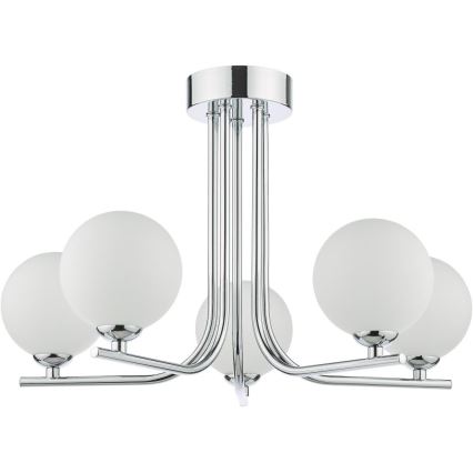 Där Lighting CRA5450-02 - CRADLE rod-mounted chandelier 5xG9/25W/230V polished chrome