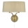 Där Lighting CRI0929 - CRISTIN wall light 2xE14/40W/230V brass/taupe