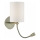 Där Lighting FET0775 - FETA LED Wall Lamp 1x E27/60W/230V + 1W LED, Brass
