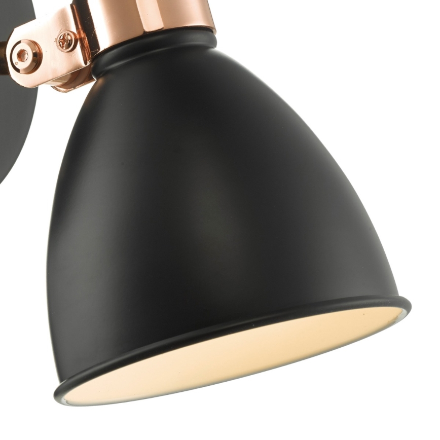 Där Lighting FRE0722 - FREDERICK wall-mounted spotlight 1xE14/40W/230V black