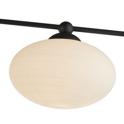 Där Lighting JAS5422 - JASPER Flush-Mounted Chandelier 5xG9/25W/230V Black