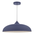 Där Lighting KAE0123 - KAELAN Cable-Suspended Pendant 1xE27/60W/230V Blue