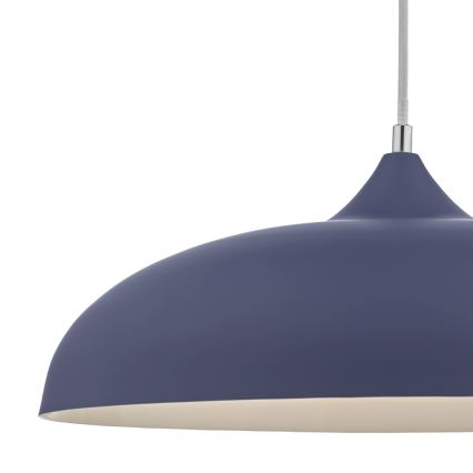 Där Lighting KAE0123 - KAELAN Cable-Suspended Pendant 1xE27/60W/230V Blue