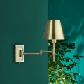 Där Lighting KEN0775 - KENSINGTON Flexible Wall Light 1xE14/25W/230V Brass