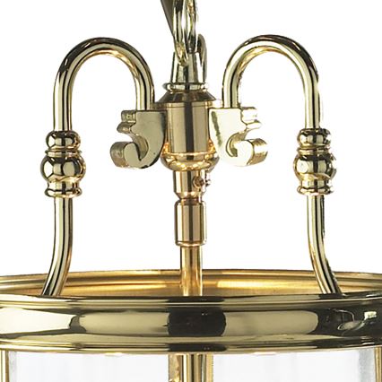 Där Lighting LAM0340 - LAMBETH chain-hung chandelier 3xE14/60W/230V, brass