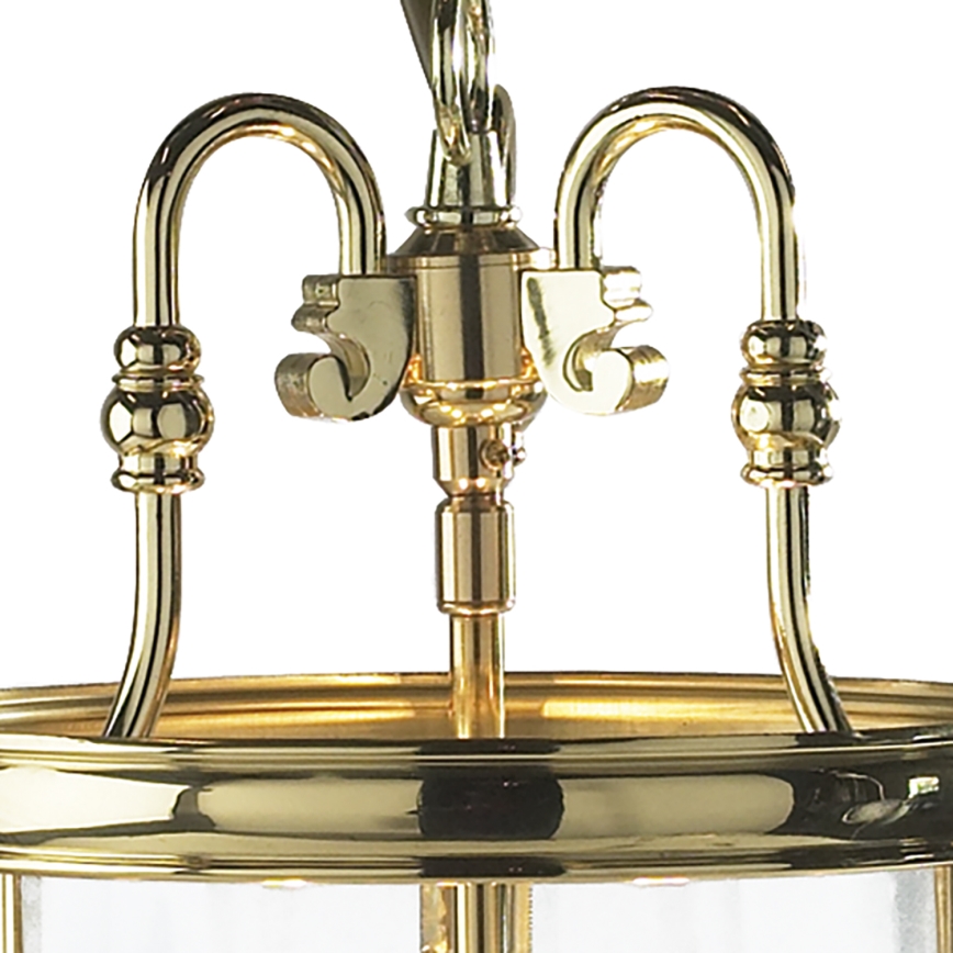 Där Lighting LAM0340 - LAMBETH chain-hung chandelier 3xE14/60W/230V, brass