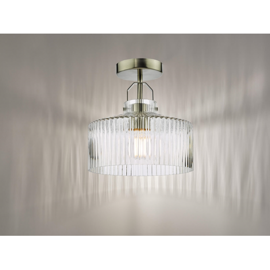 Där Lighting LEN4846 - LENKA flush-mounted ceiling light 1xE27/60W/230V matte chrome