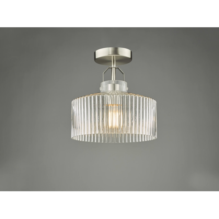 Där Lighting LEN4846 - LENKA flush-mounted ceiling light 1xE27/60W/230V matte chrome