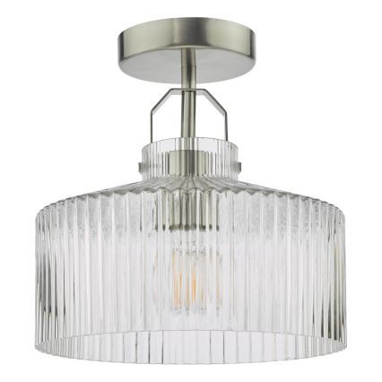 Där Lighting LEN4846 - LENKA flush-mounted ceiling light 1xE27/60W/230V matte chrome