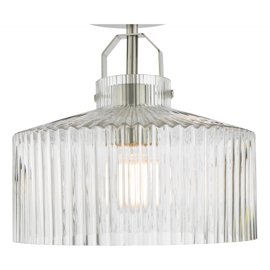 Där Lighting LEN4846 - LENKA flush-mounted ceiling light 1xE27/60W/230V matte chrome
