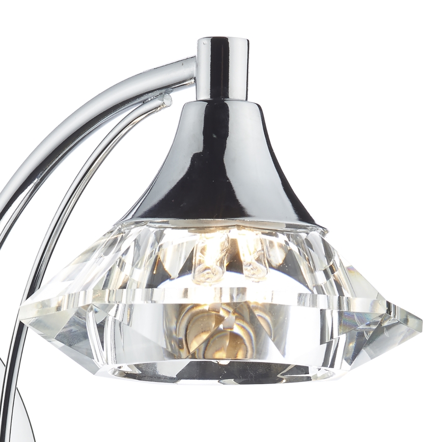 Där Lighting LUT0750 - LUTHER wall light 1x G9/40W/230V, polished chrome finish