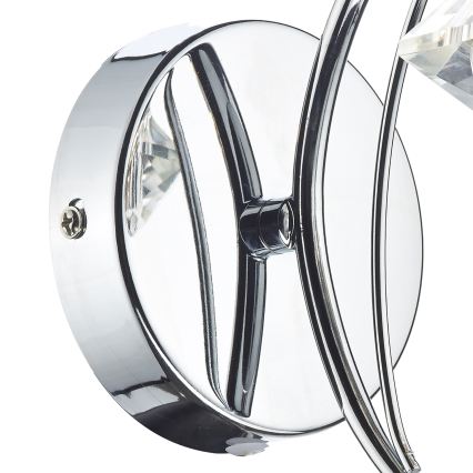 Där Lighting LUT0750 - LUTHER wall light 1x G9/40W/230V, polished chrome finish