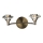 Där Lighting LUT0975 - LUTHER Wall Light 2xG9/40W/230V Brass