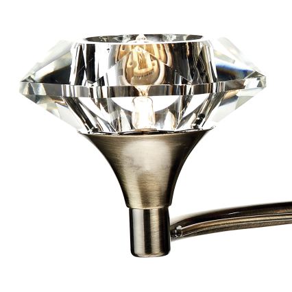 Där Lighting LUT0975 - LUTHER Wall Light 2xG9/40W/230V Brass