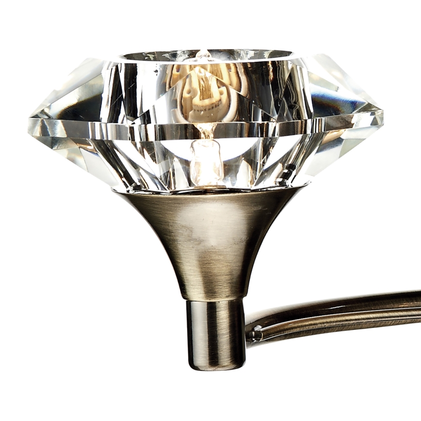Där Lighting LUT0975 - LUTHER Wall Light 2xG9/40W/230V Brass