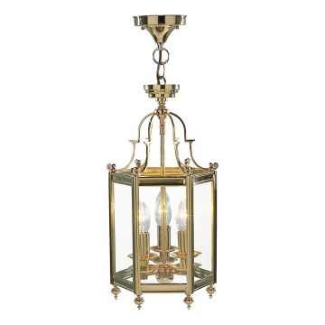 Där Lighting MOO0340 - MOORGATE Chain-hung Chandelier 3xE14/60W/230V, Brass