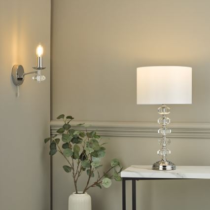 Där Lighting OLE0750 - OLEANA wall lamp 1xE14/40W/230V polished chrome
