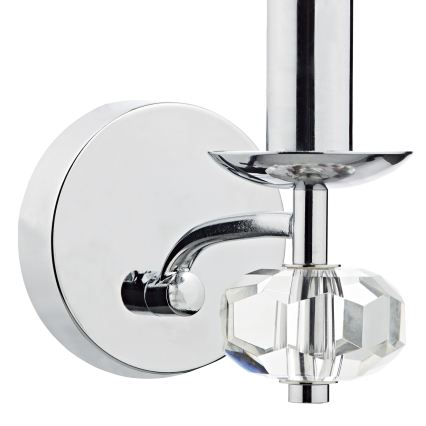 Där Lighting OLE0750 - OLEANA wall lamp 1xE14/40W/230V polished chrome