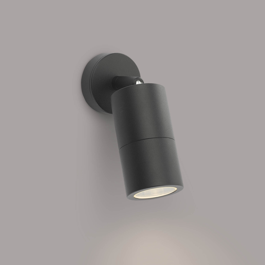 Där Lighting ORT0722 - LED Outdoor Wall Spotlight ORTEGA 1xGU10/5W/230V IP65 Black