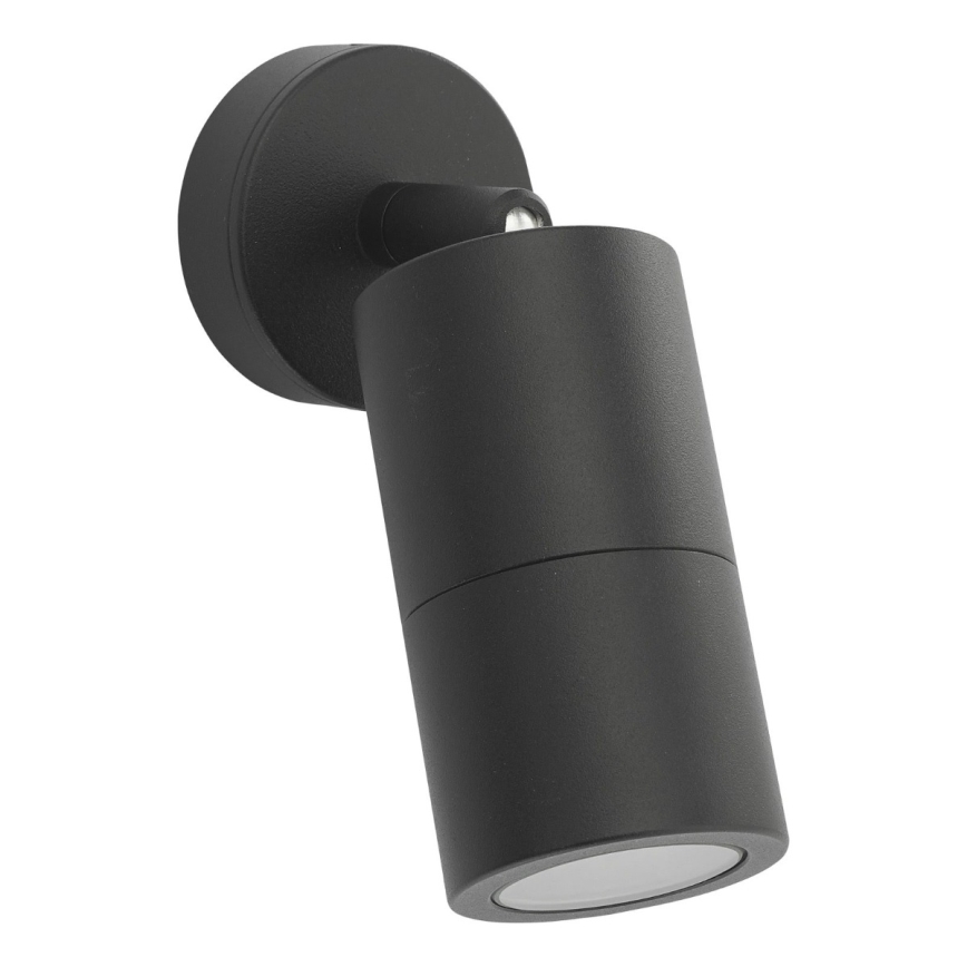Där Lighting ORT0722 - LED Outdoor Wall Spotlight ORTEGA 1xGU10/5W/230V IP65 Black