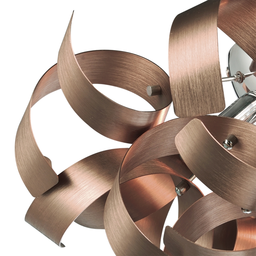 Där Lighting RAW0464 - RAWLEY Ceiling Light 4xG9/25W/230V Copper