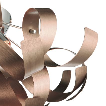 Där Lighting RAW0464 - RAWLEY Ceiling Light 4xG9/25W/230V Copper