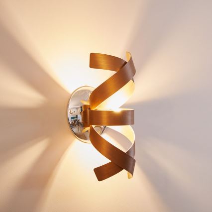 Där Lighting RAW0764 - RAWLEY Wall Light 1xG9/25W/230V Copper