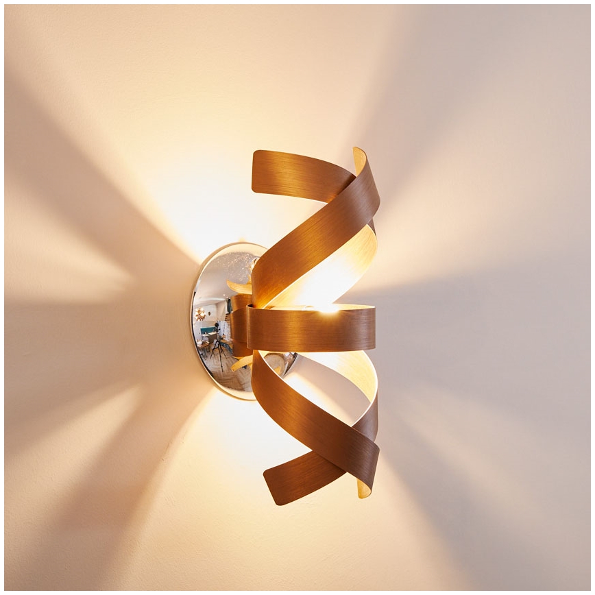 Där Lighting RAW0764 - RAWLEY Wall Light 1xG9/25W/230V Copper